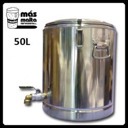 Macerador INOX 50L (con filtro compacto) salida 3/4