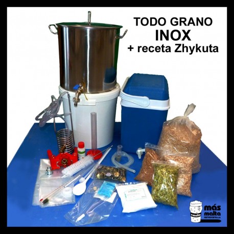 Equipo TODO GRANO INOX 25L+ receta Zhykuta-ale